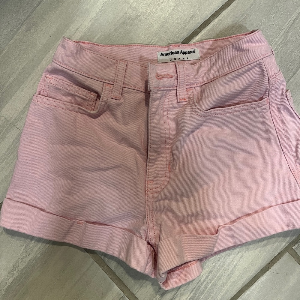 American Apparel Pink Shorts